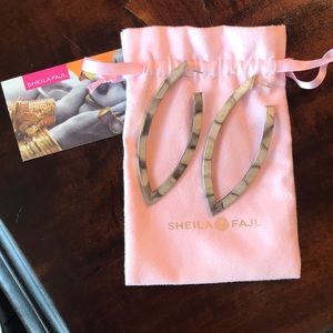 Sheila Fajl Tarnished Silver Hoops